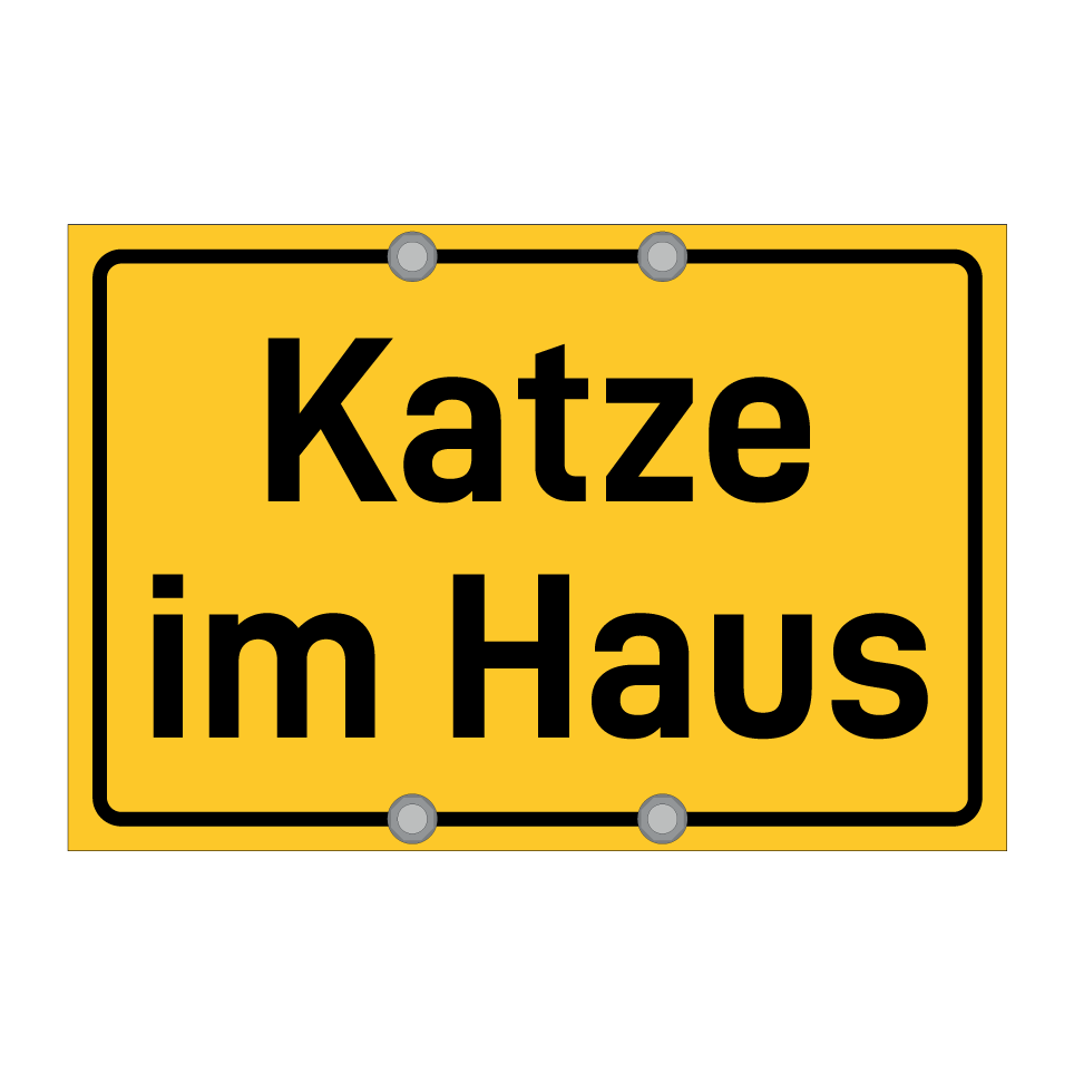 Katze im Haus