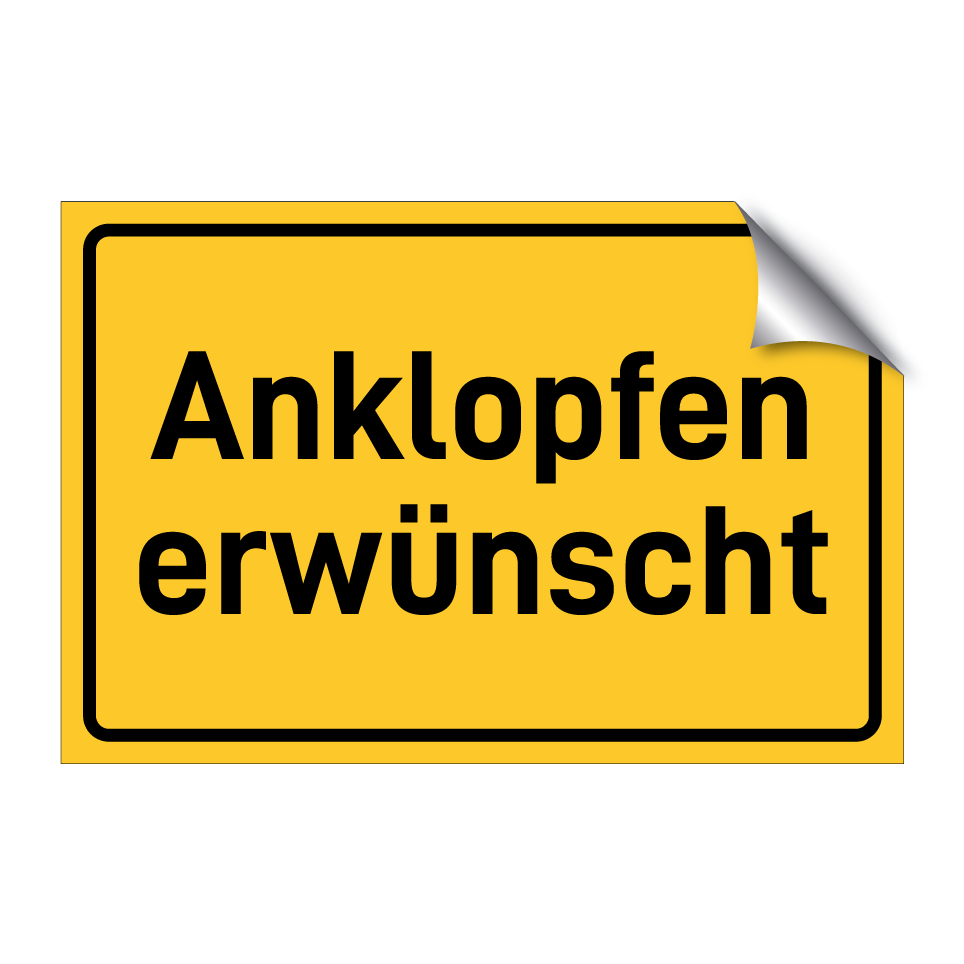 Anklopfen erwünscht