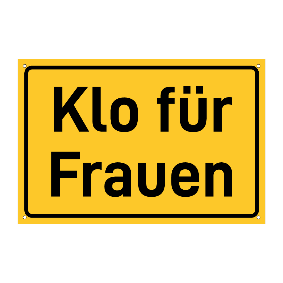 Klo für Frauen