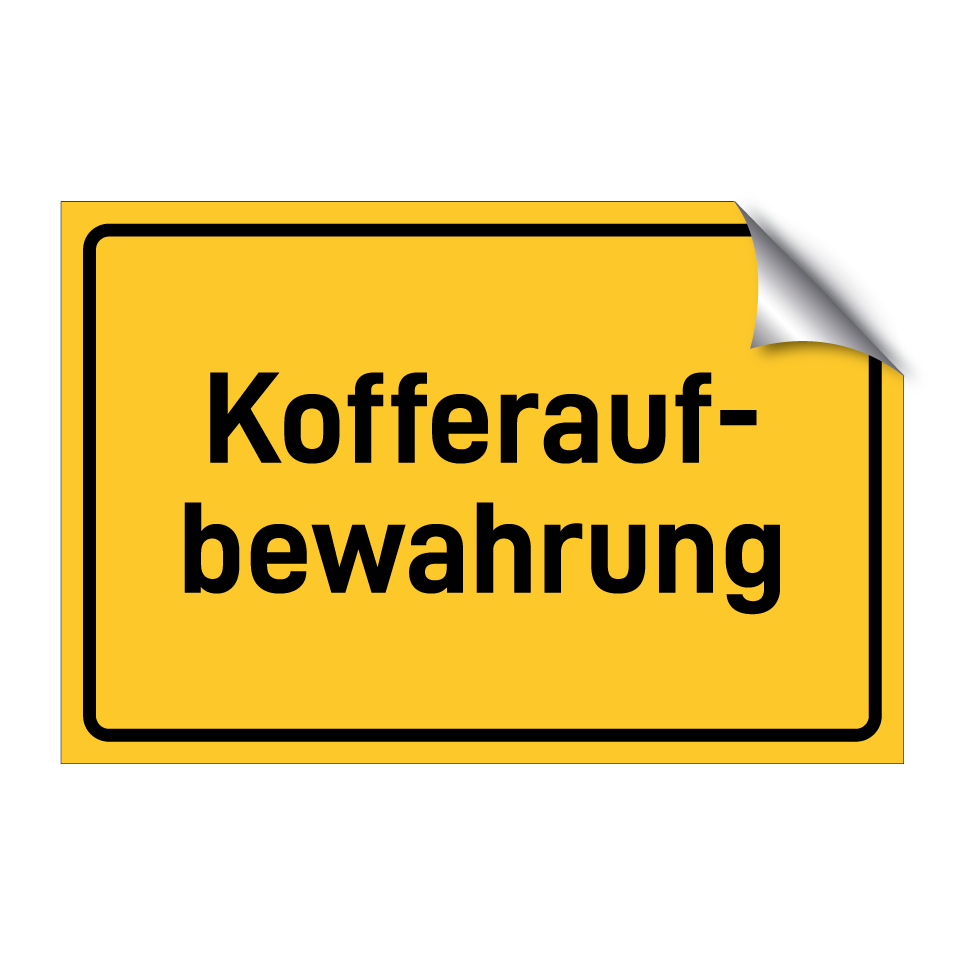 Kofferauf- bewahrung