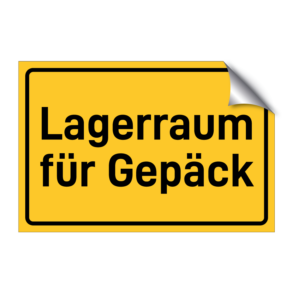 Lagerraum für Gepäck