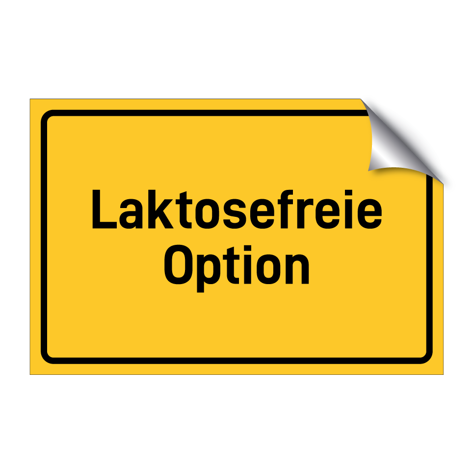 Laktosefreie Option