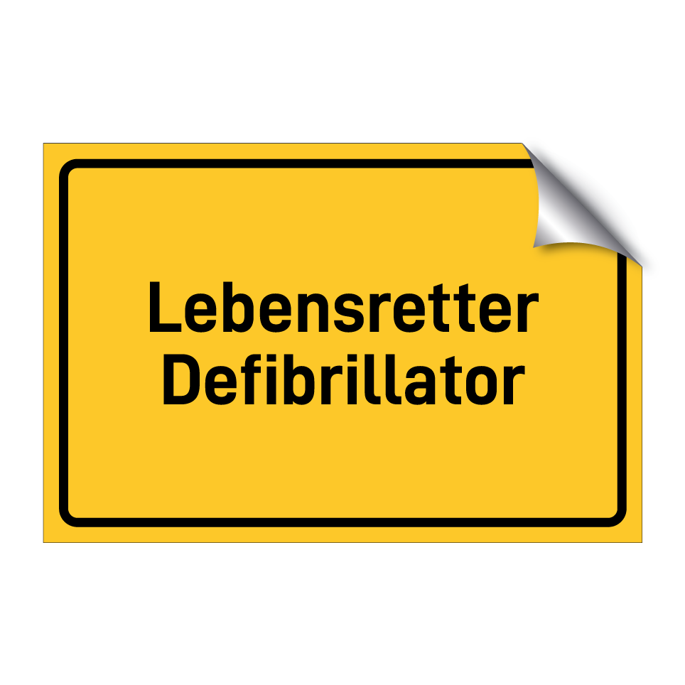 Lebensretter Defibrillator