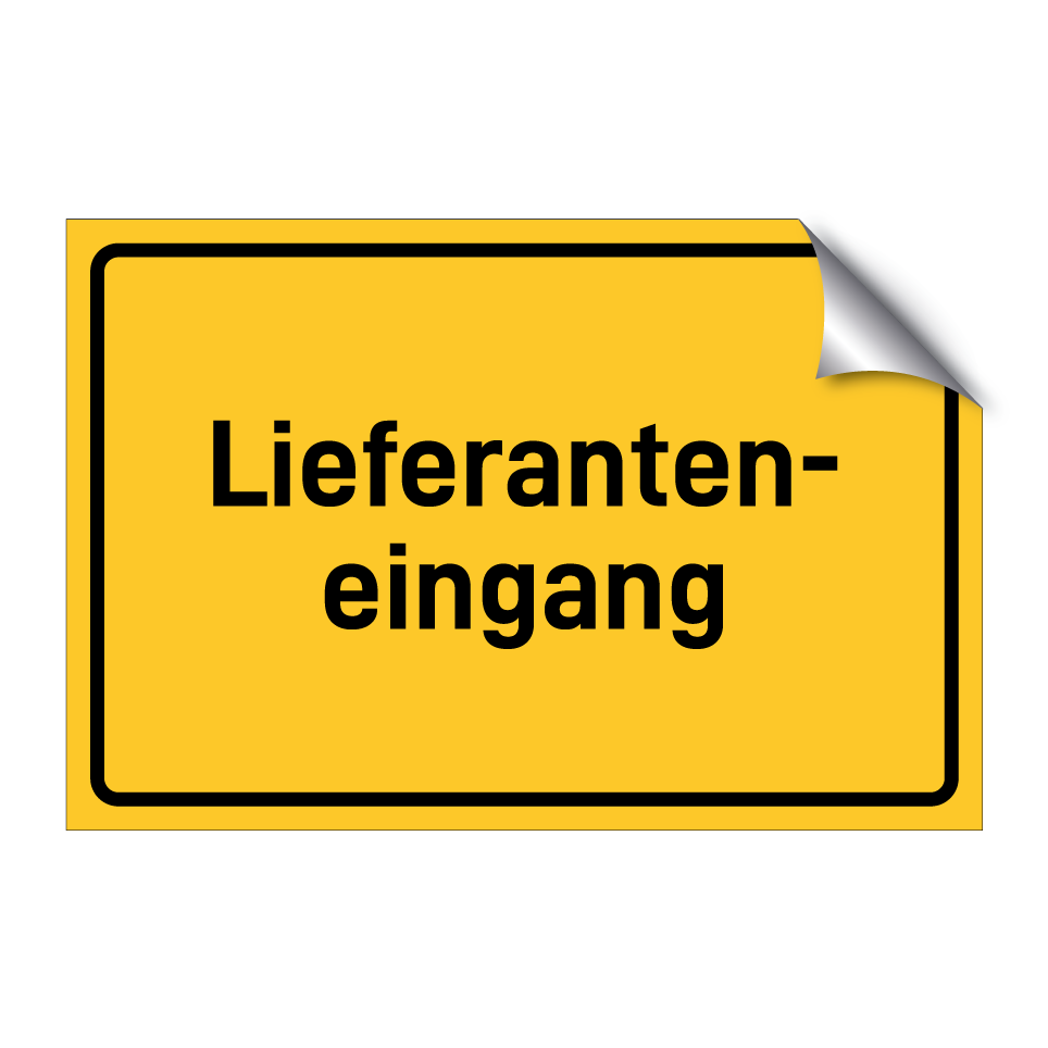 Lieferanten- eingang