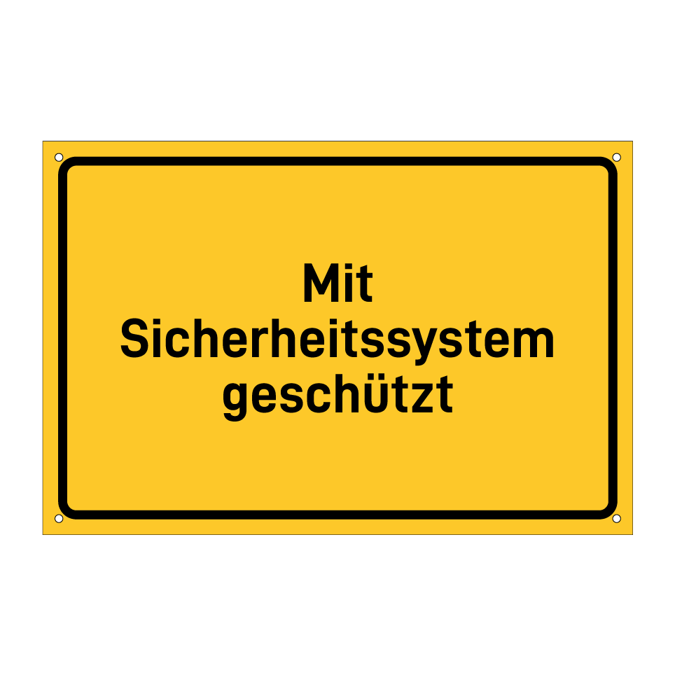 Mit Sicherheitssystem geschützt
