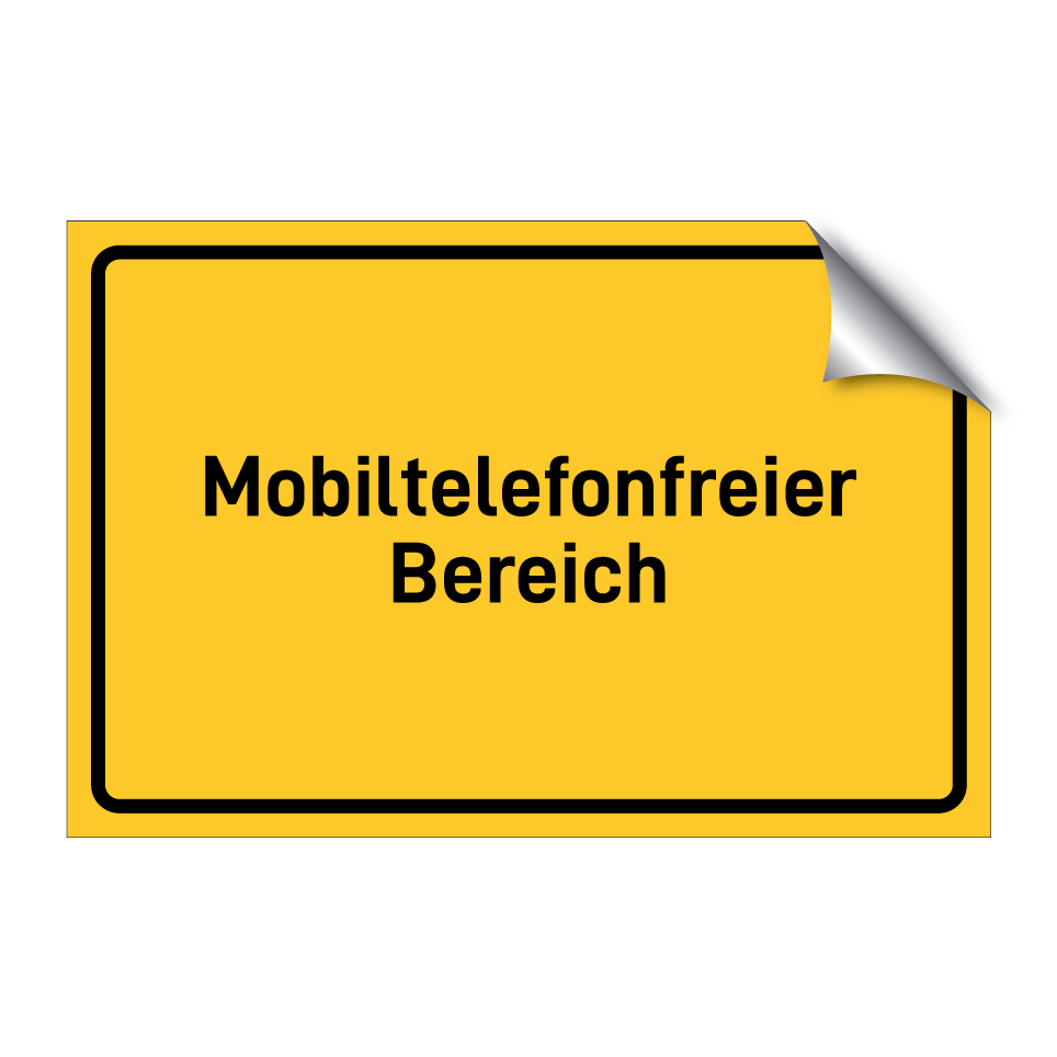 Mobiltelefonfreier Bereich