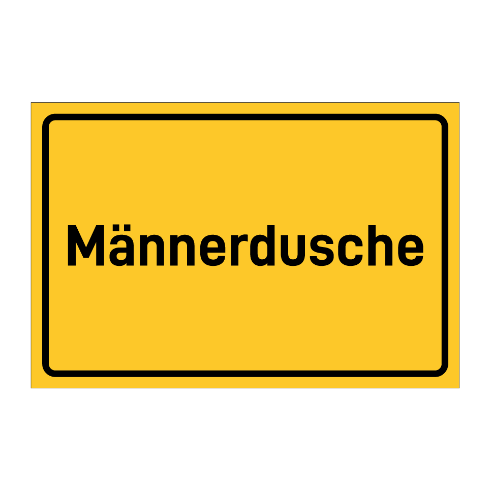 Männerdusche