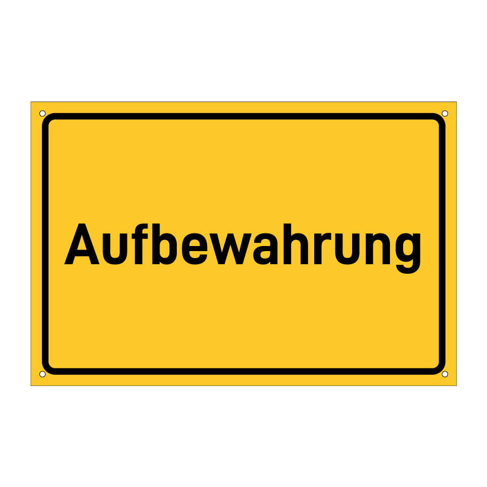 Aufbewahrung