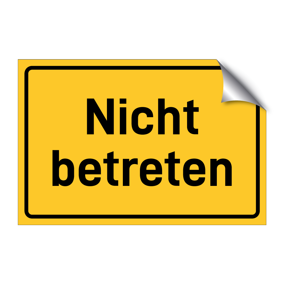 Nicht betreten