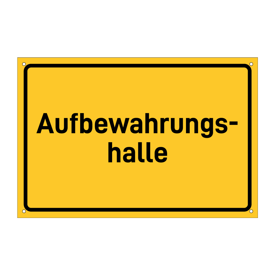 Aufbewahrungs- halle