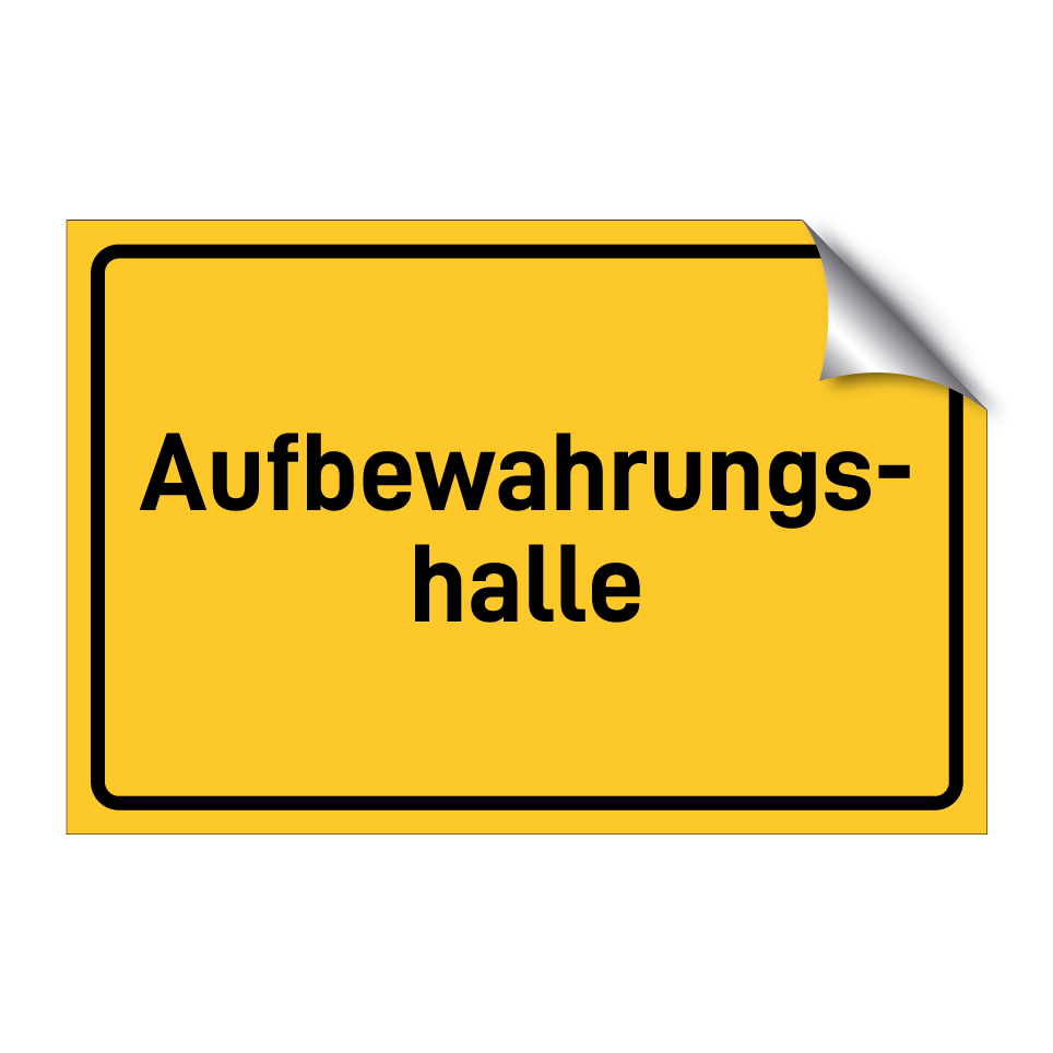 Aufbewahrungs- halle