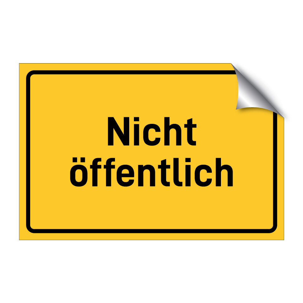 Nicht öffentlich