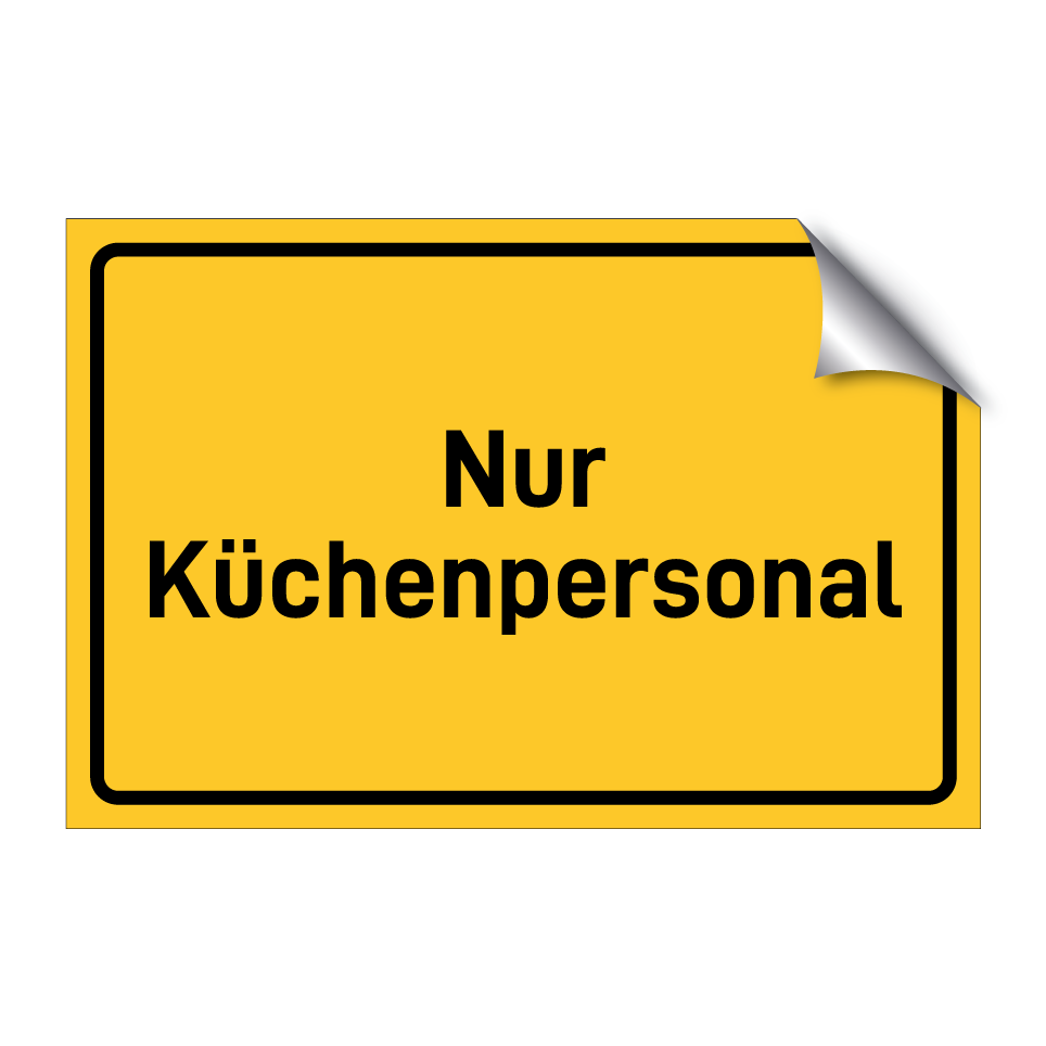 Nur Küchenpersonal