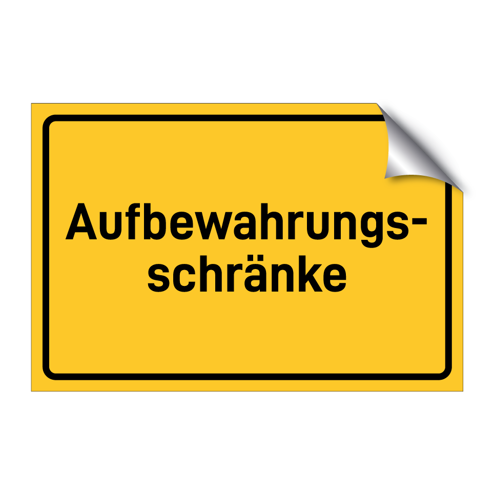 Aufbewahrungs- schränke