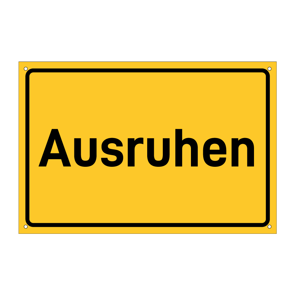 Ausruhen
