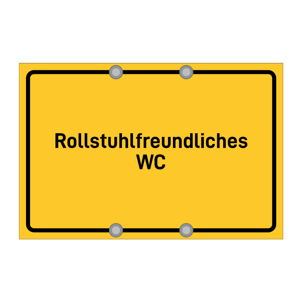 Rollstuhlfreundliches WC