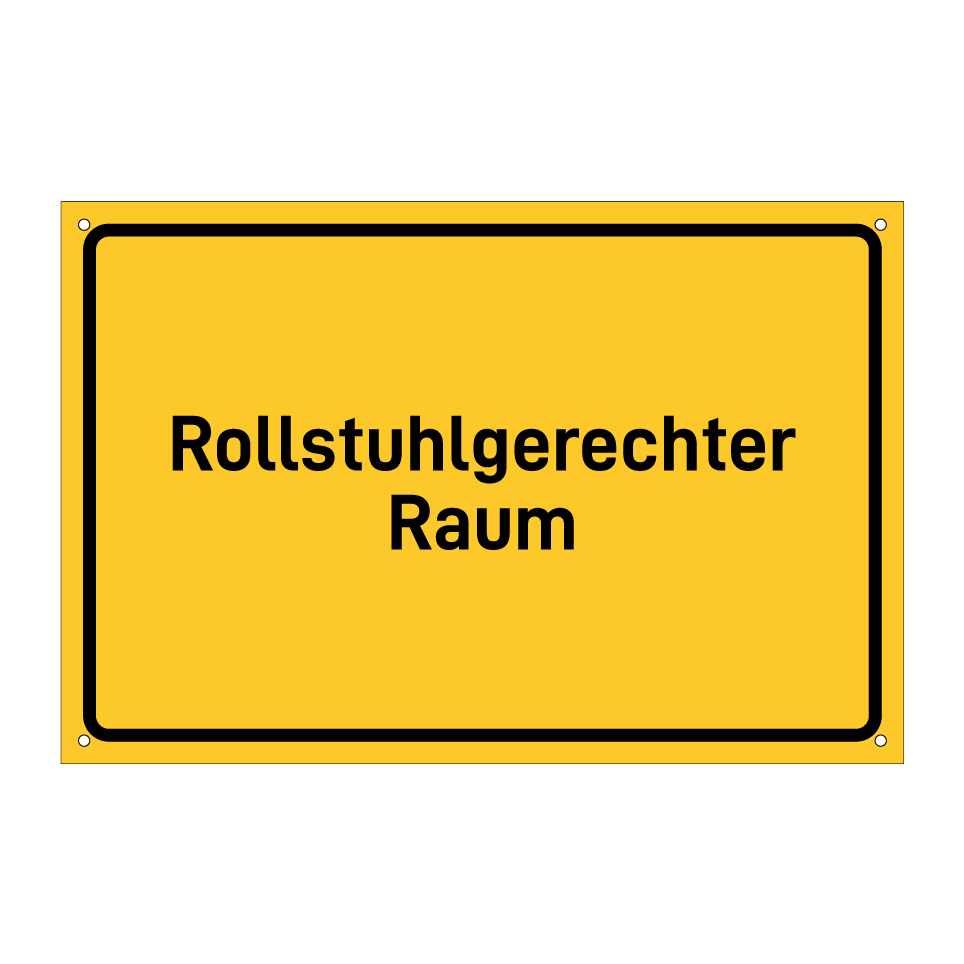 Rollstuhlgerechter Raum