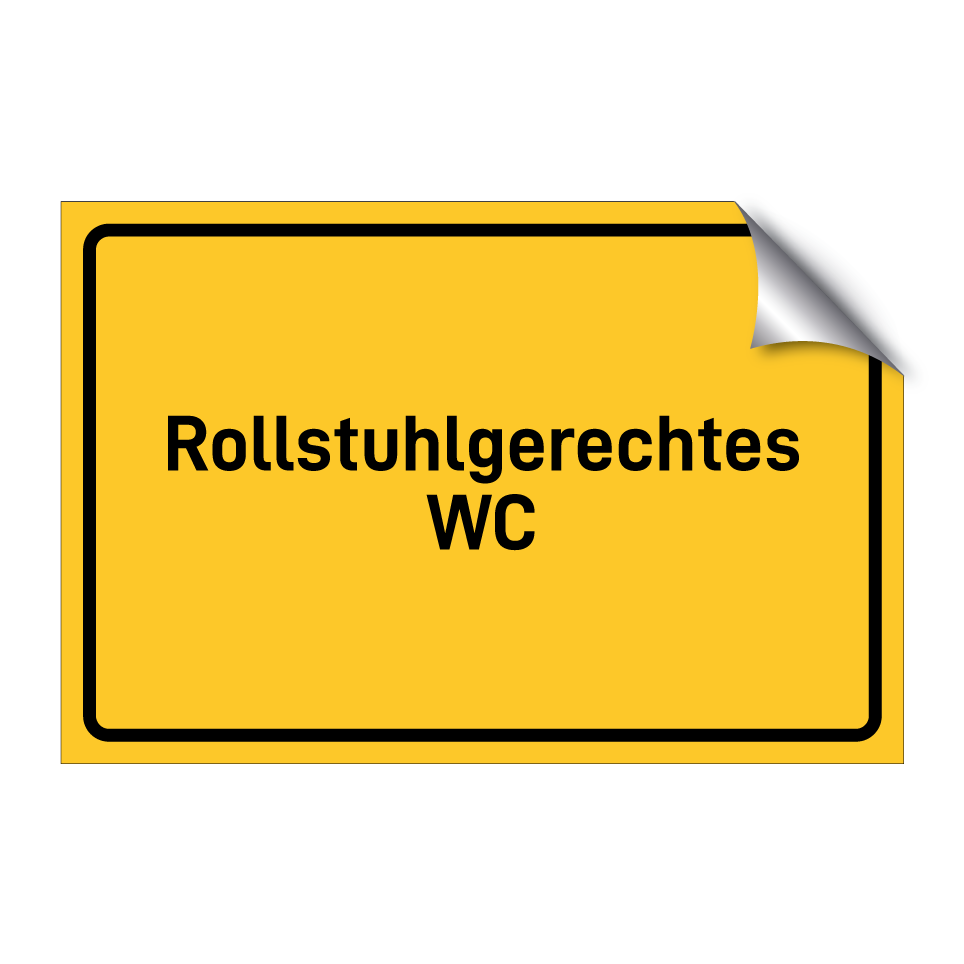 Rollstuhlgerechtes WC