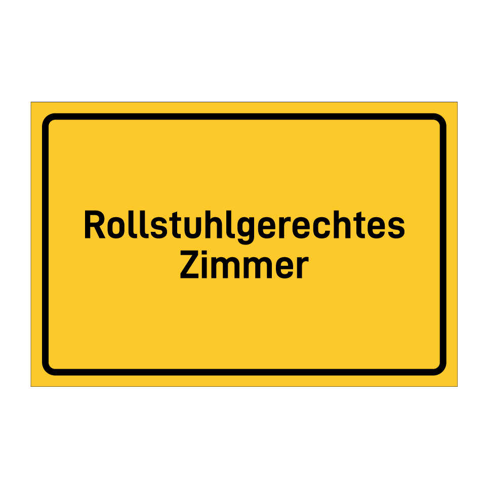 Rollstuhlgerechtes Zimmer