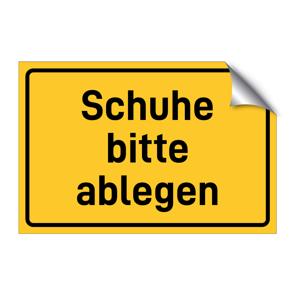 Schuhe bitte ablegen