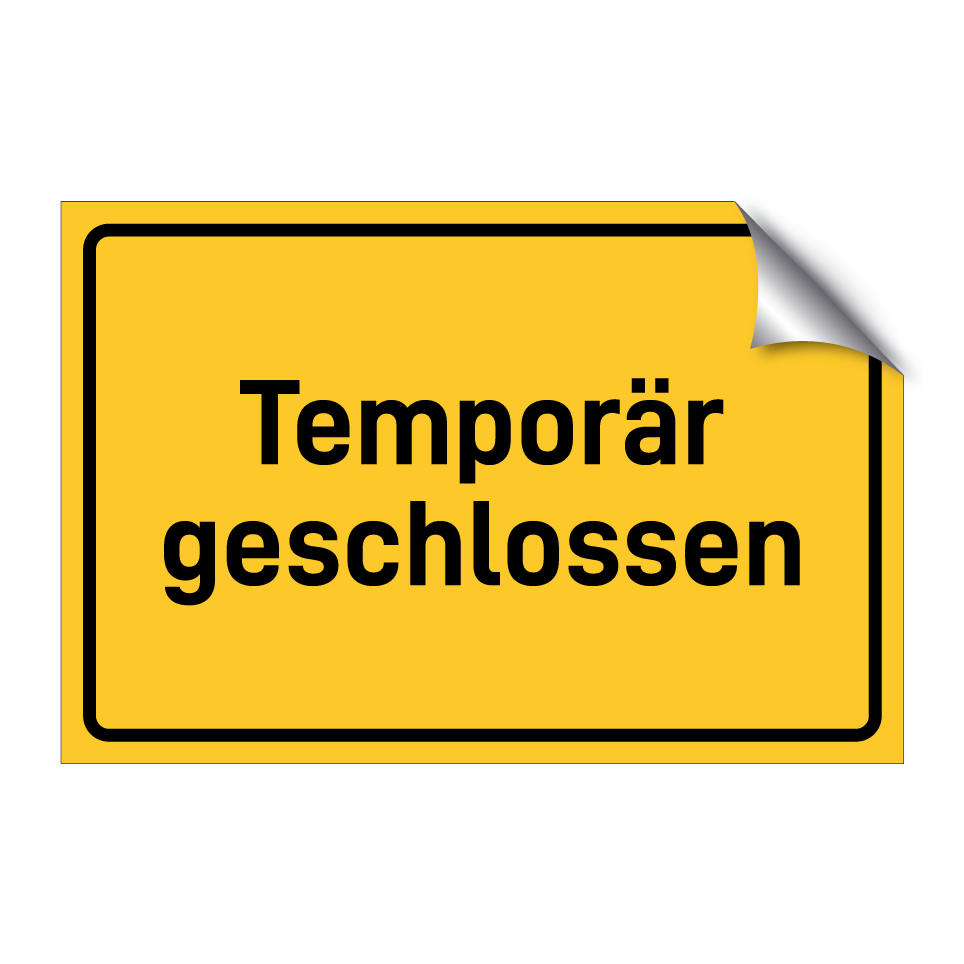Temporär geschlossen
