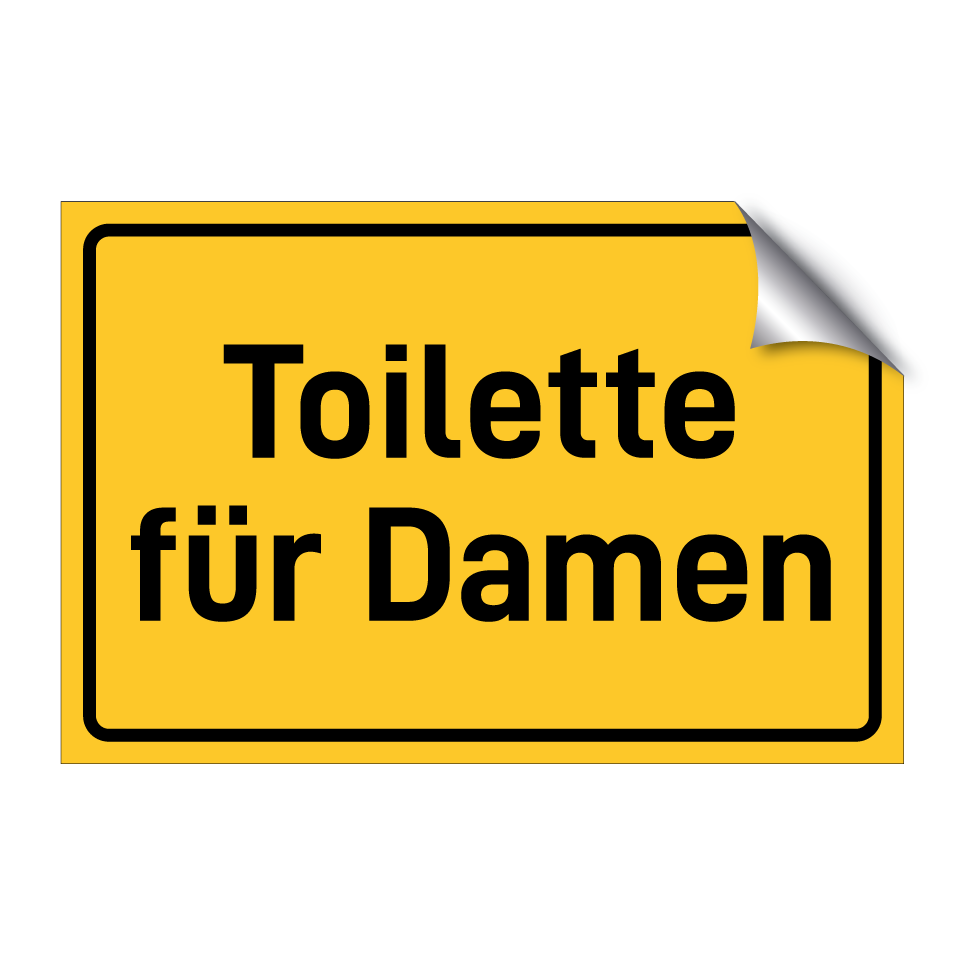Toilette für Damen