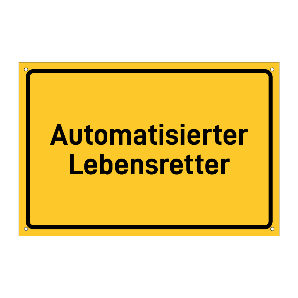 Automatisierter Lebensretter