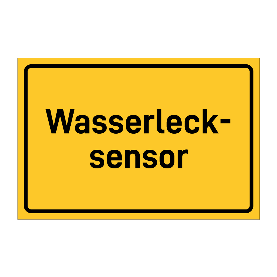 Wasserleck- sensor