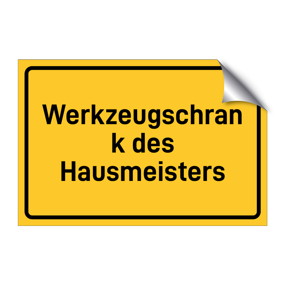 Werkzeugschrank des Hausmeisters