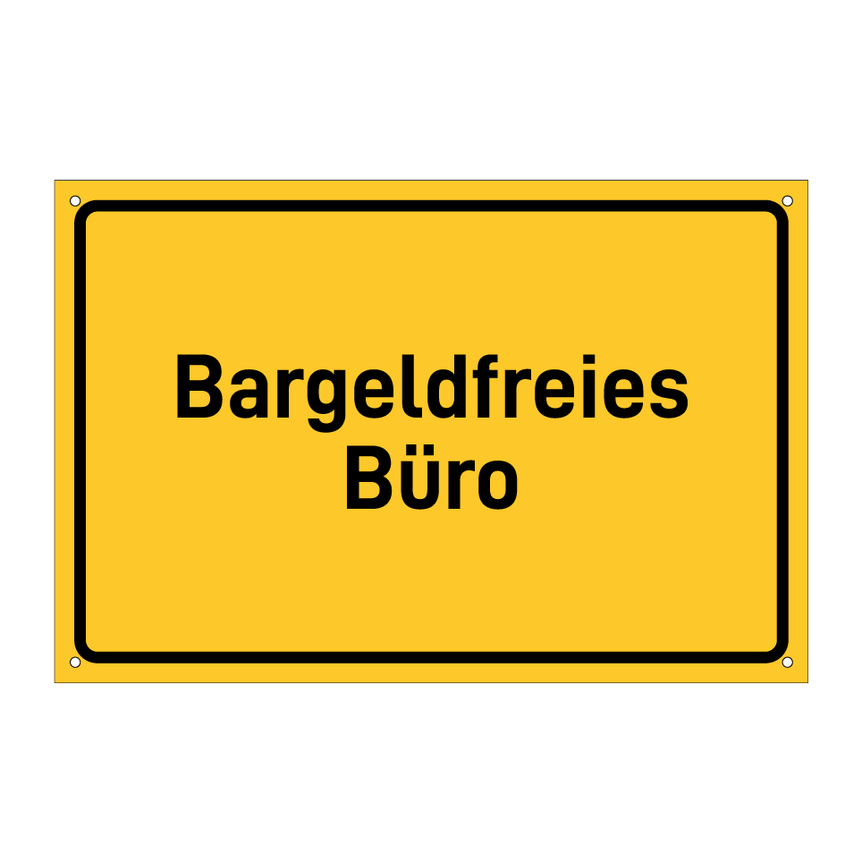 Bargeldfreies Büro