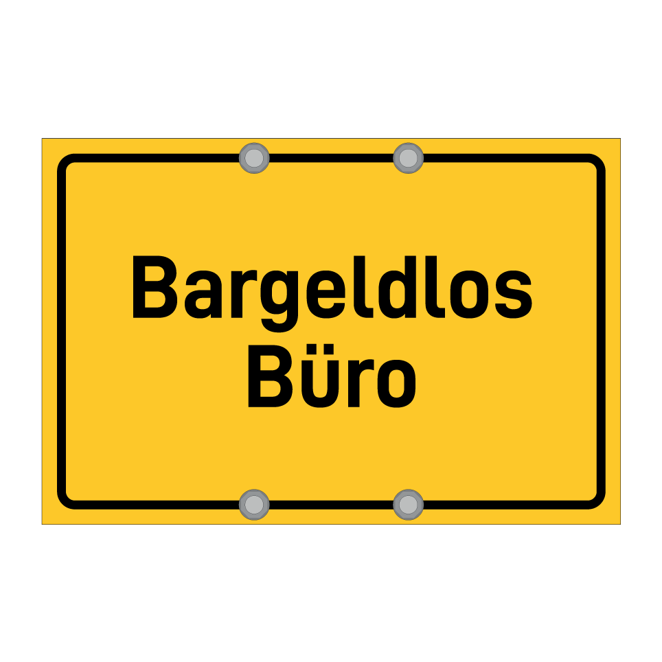 Bargeldlos Büro