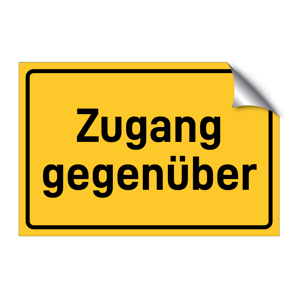 Zugang gegenüber