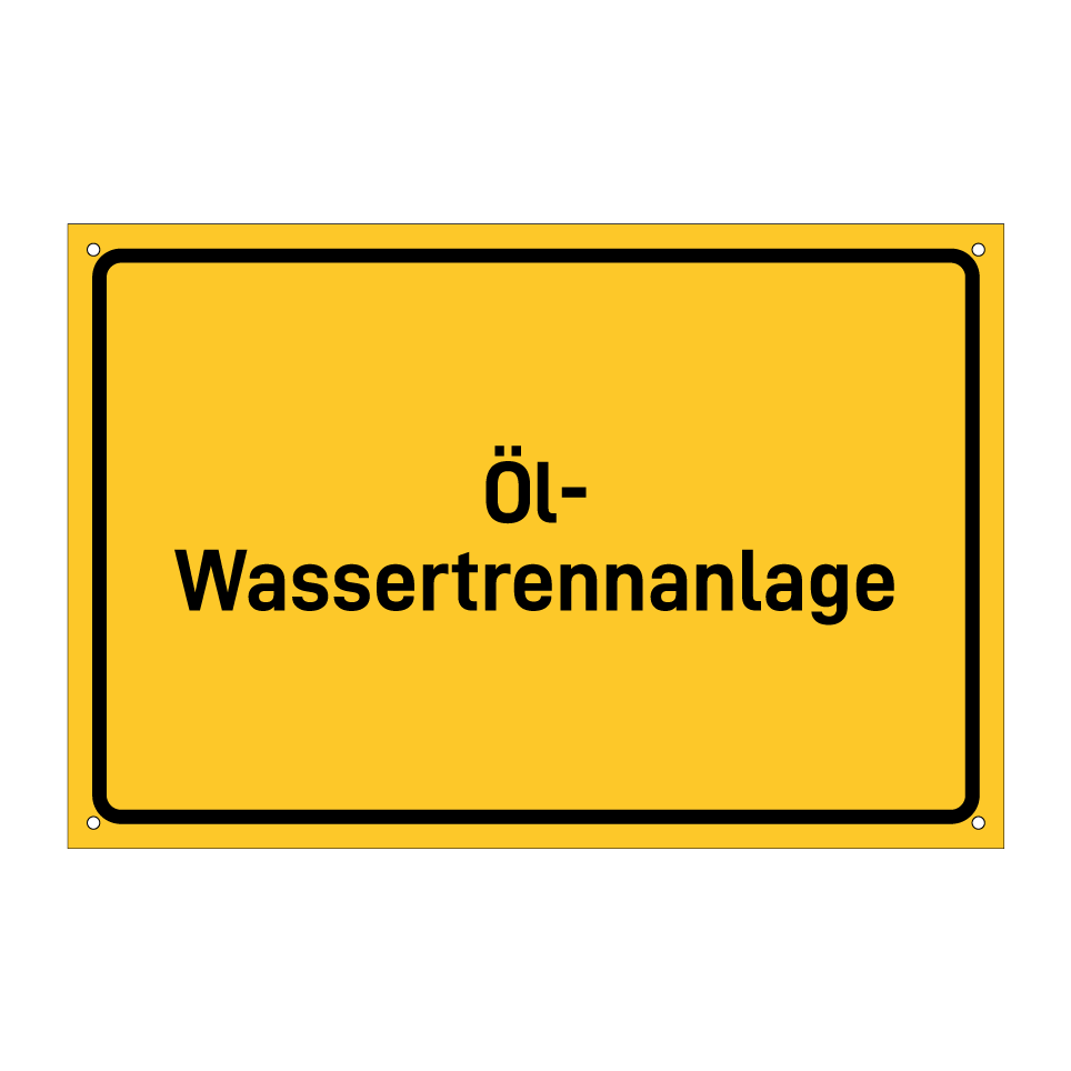 Öl- Wassertrennanlage