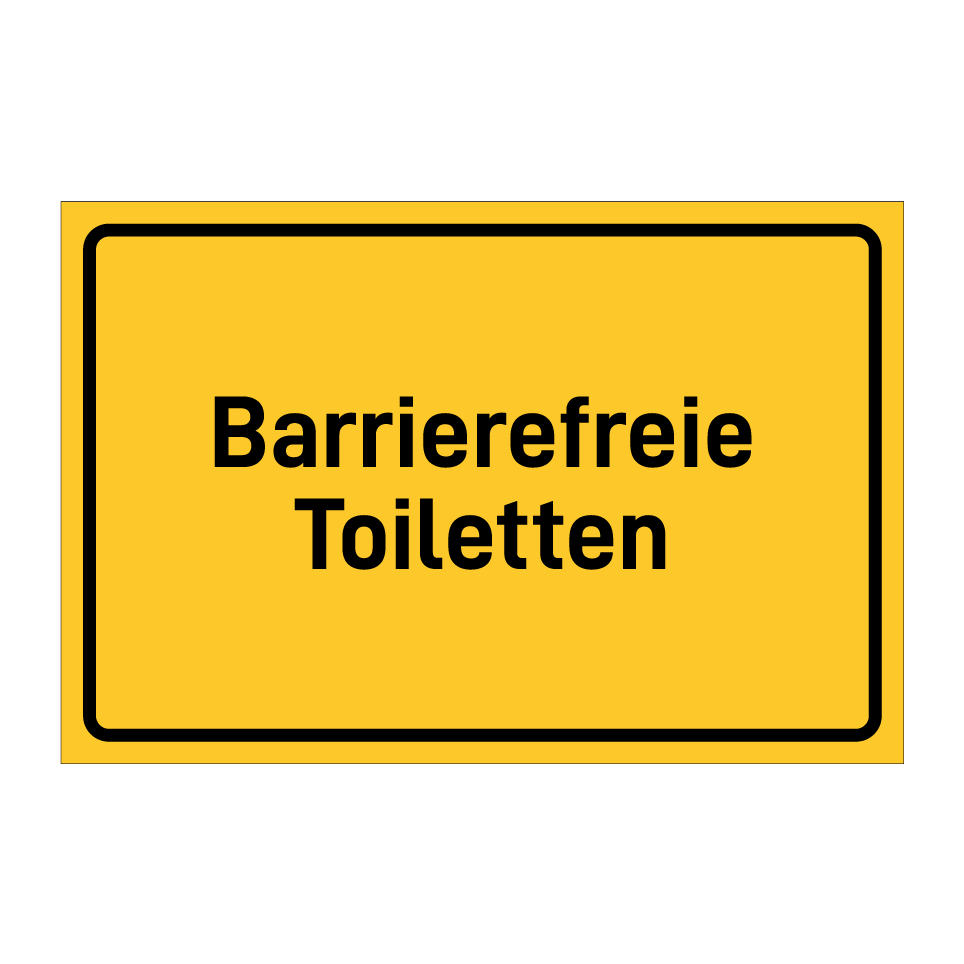 Barrierefreie Toiletten