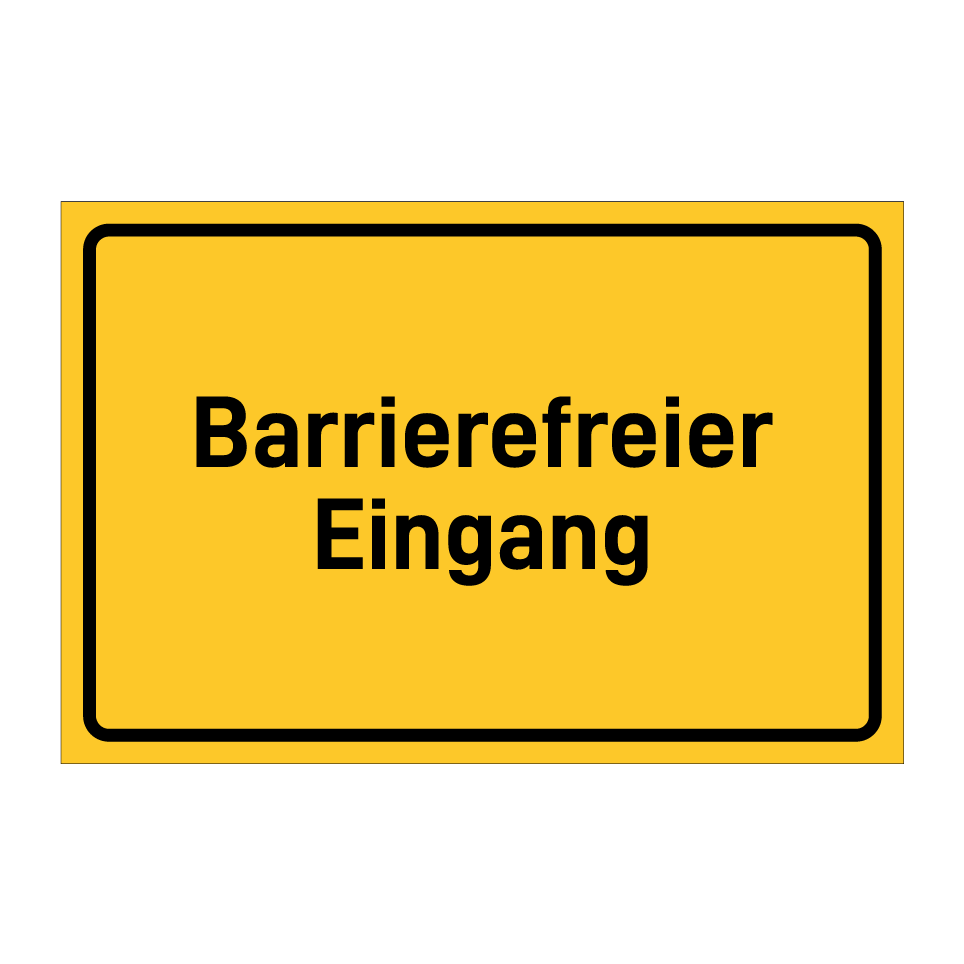 Barrierefreier Eingang