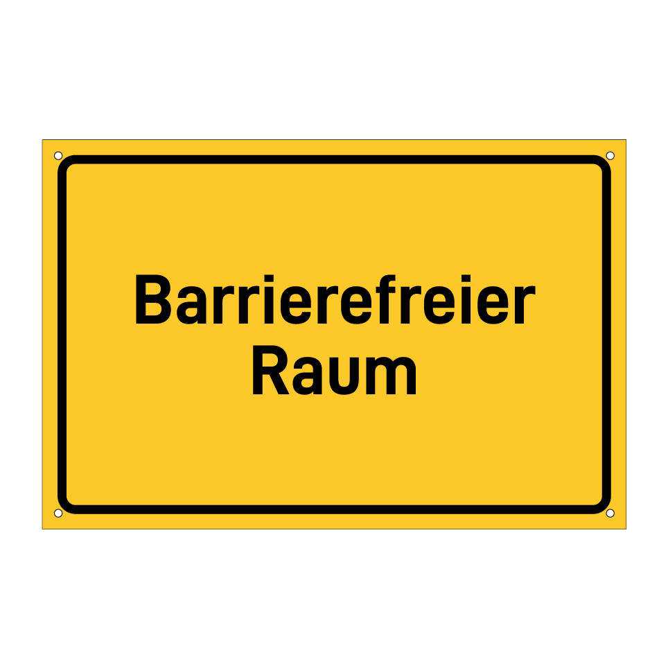 Barrierefreier Raum