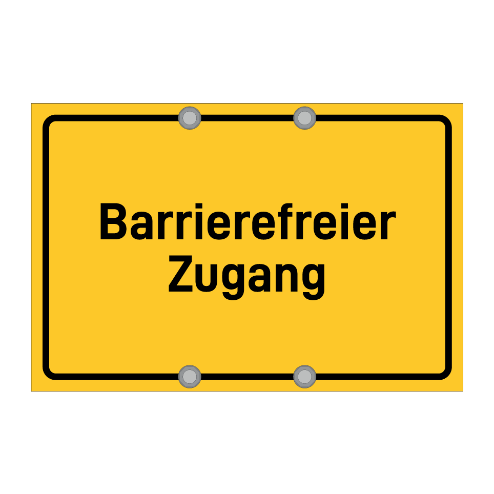 Barrierefreier Zugang