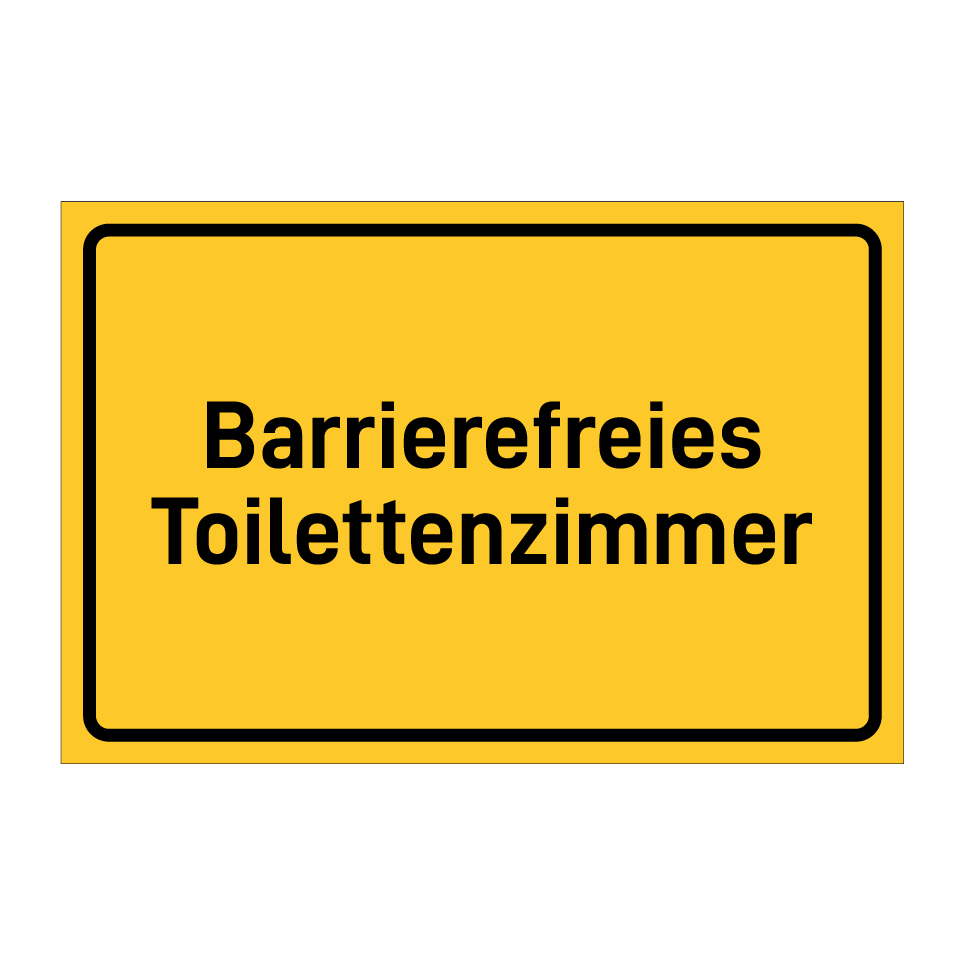 Barrierefreies Toilettenzimmer