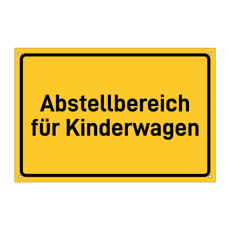 Abstellbereich für Kinderwagen