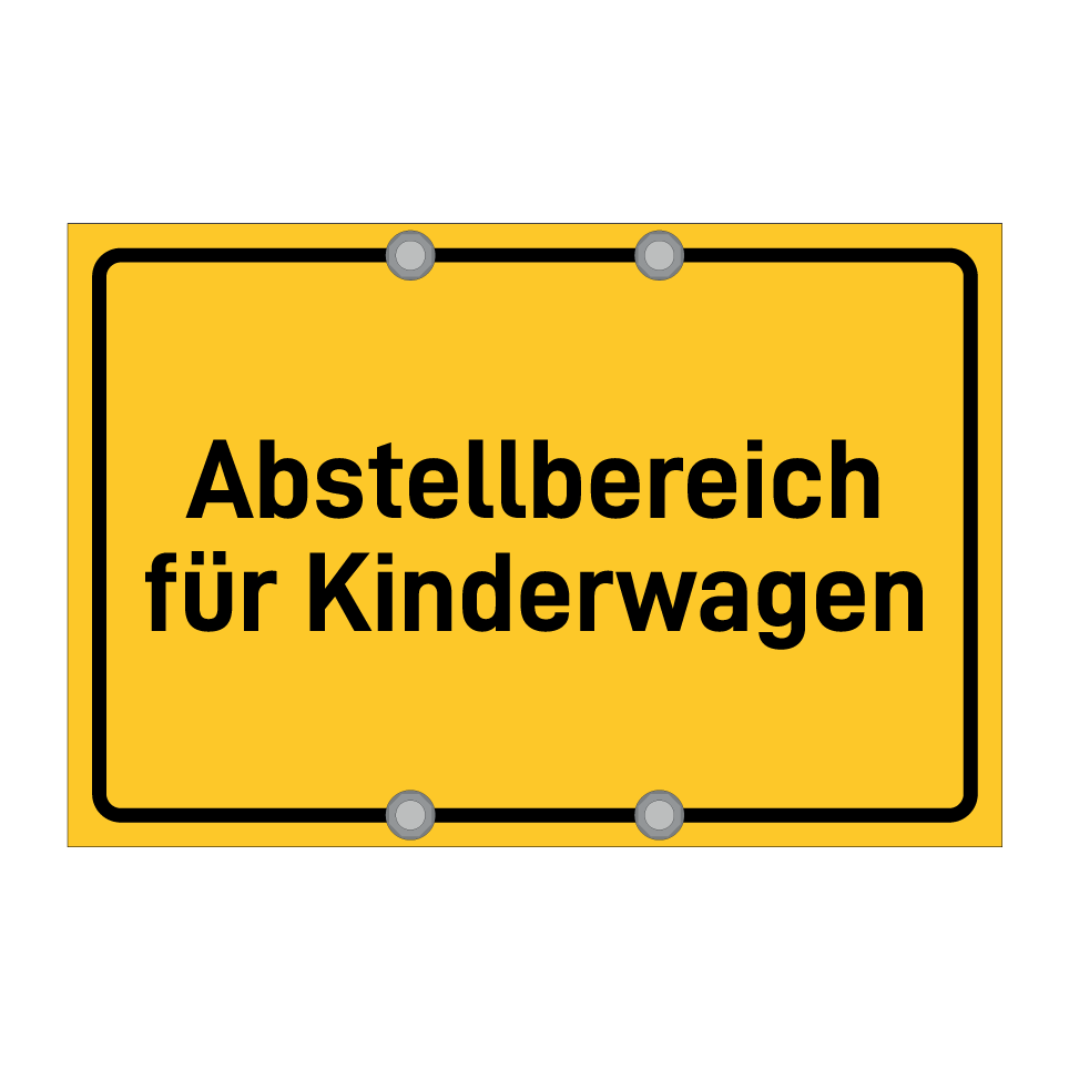 Abstellbereich für Kinderwagen