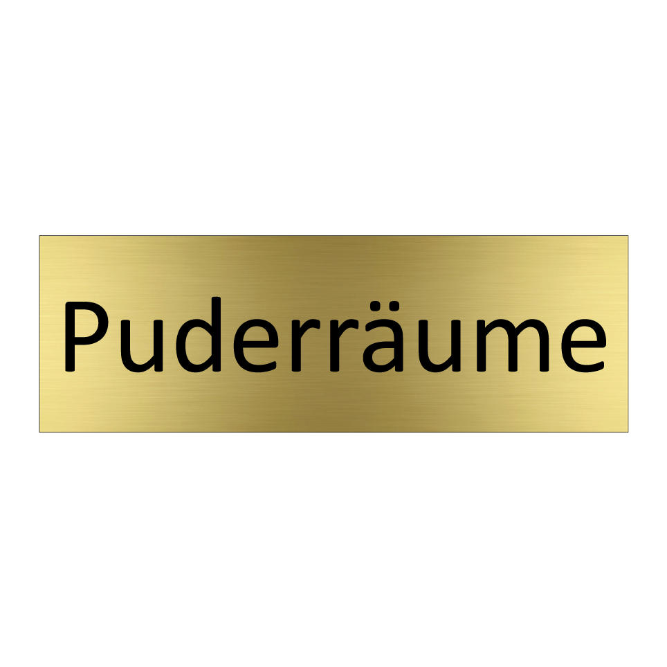 Puderräume