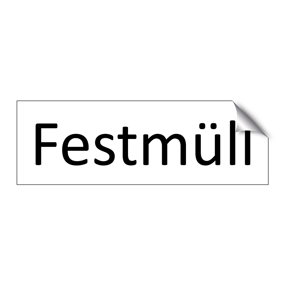 Festmüll