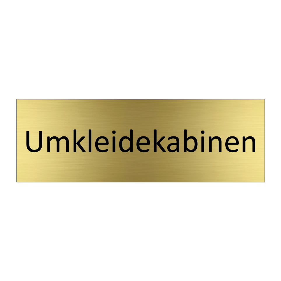 Umkleidekabinen