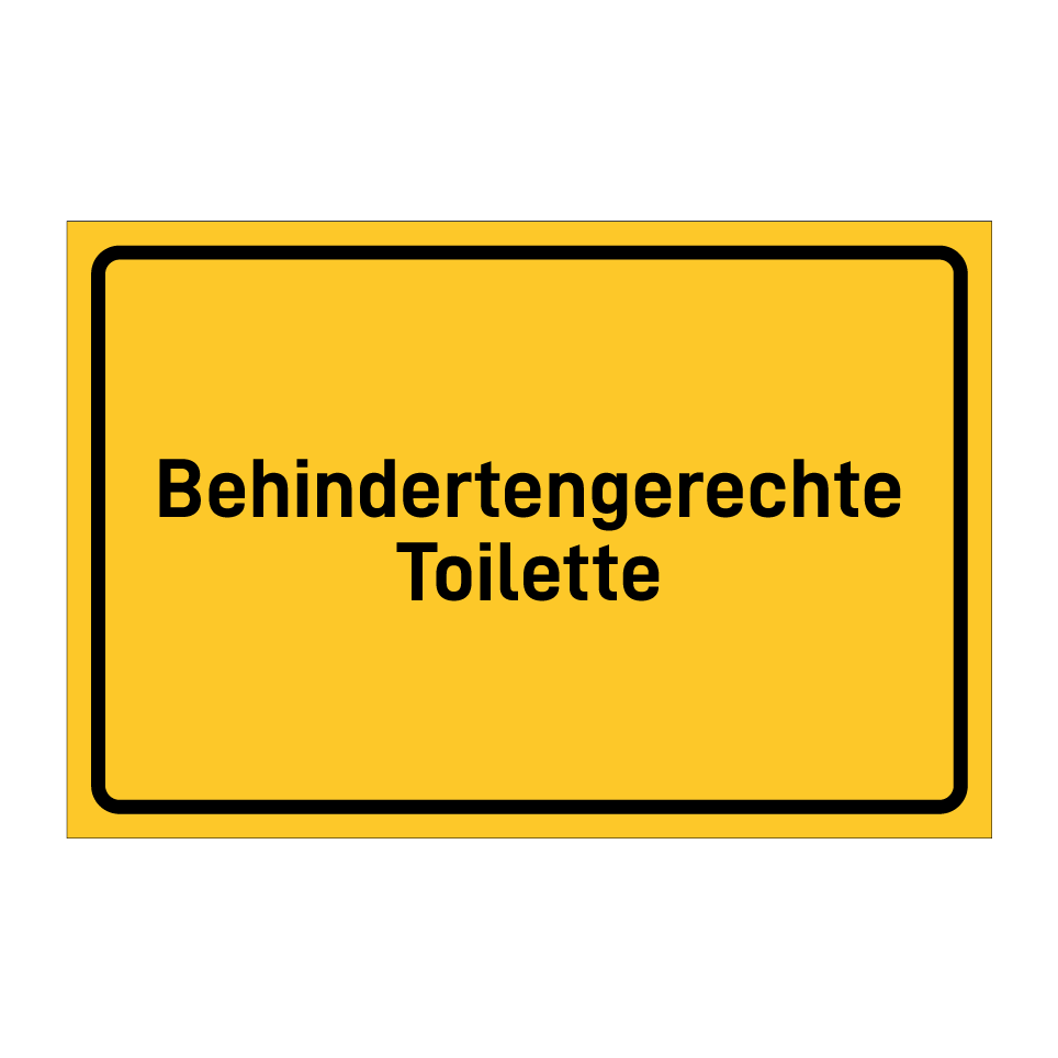 Behindertengerechte Toilette