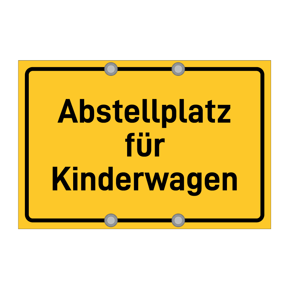 Abstellplatz für Kinderwagen