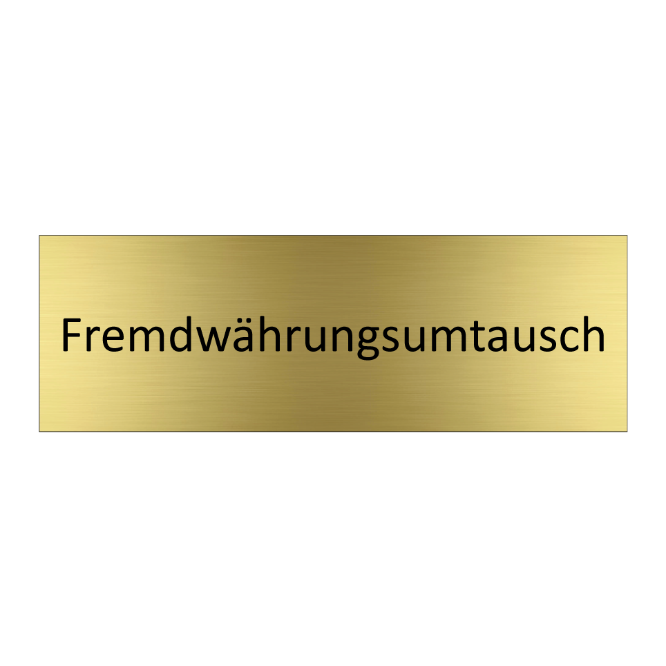 Fremdwährungsumtausch