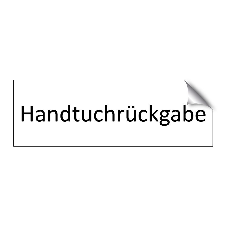 Handtuchrückgabe