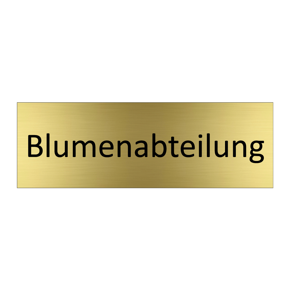 Blumenabteilung