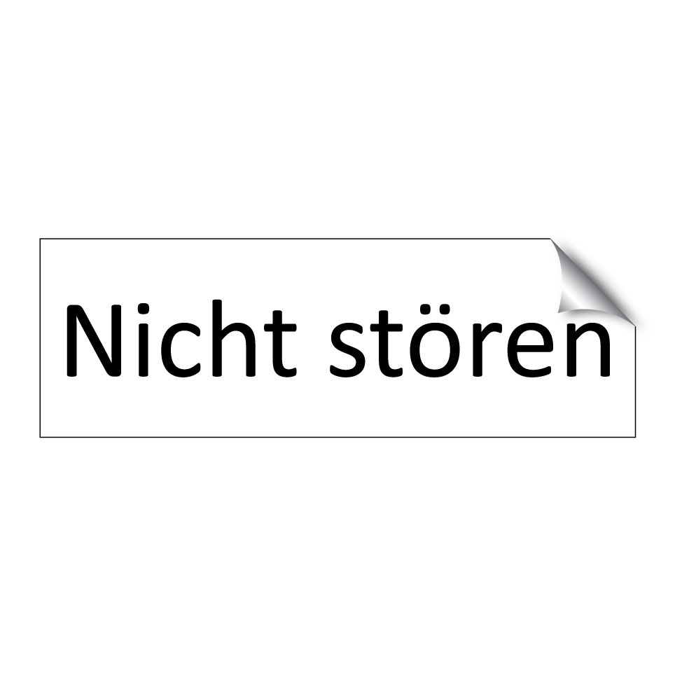 Nicht stören