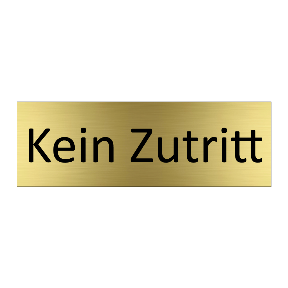Kein Zutritt
